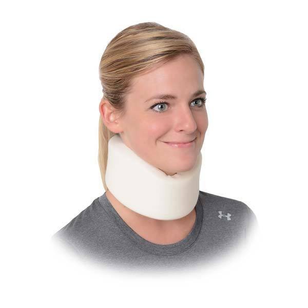 UniForU Neck Brace Foam Cervical Collar Soft Adjustable Neck Support Brace  for Neck Pain Relief (grey, Medium)