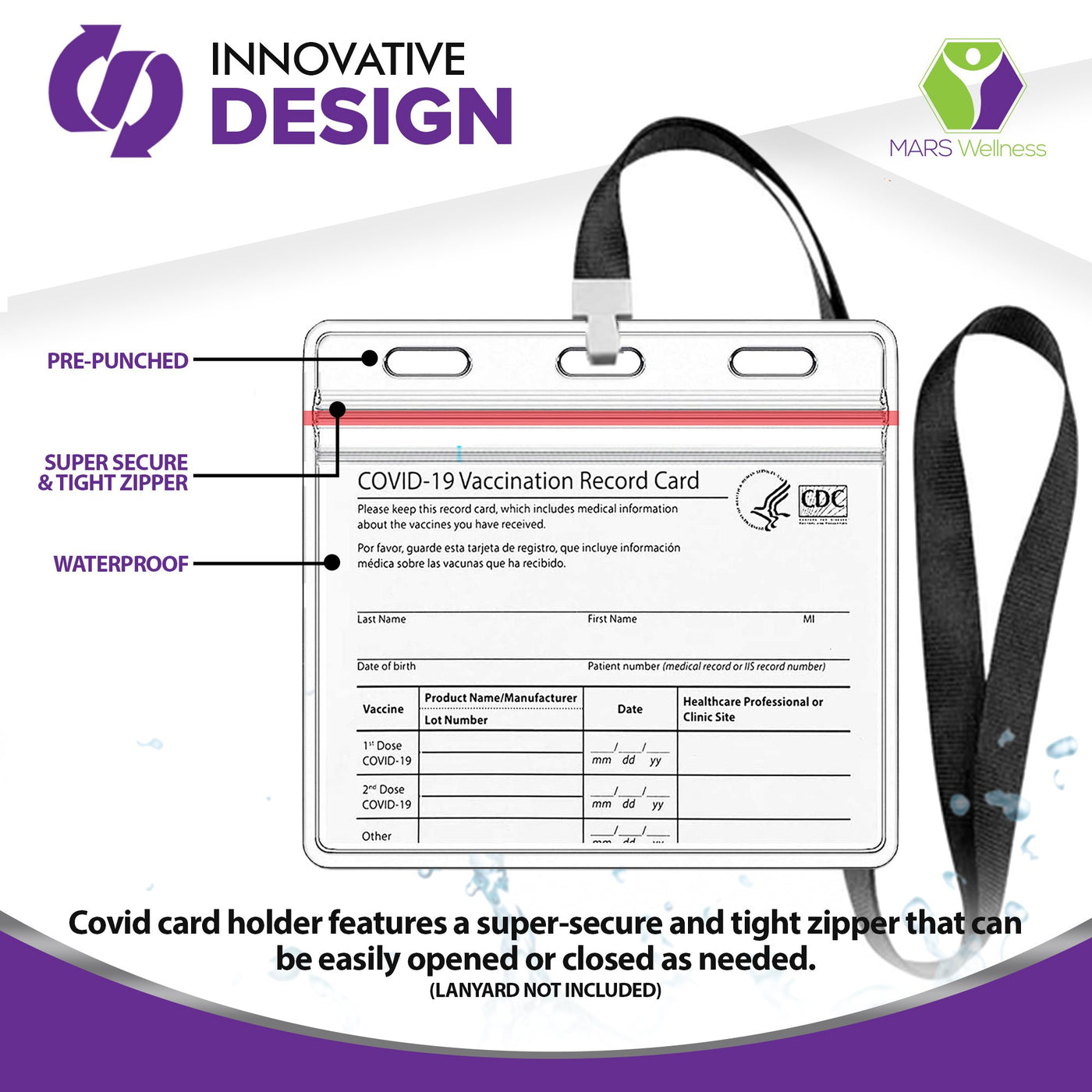 Seal your Plastic ID Holder with Flap that Protects your Badge - Bulk  Pricing!