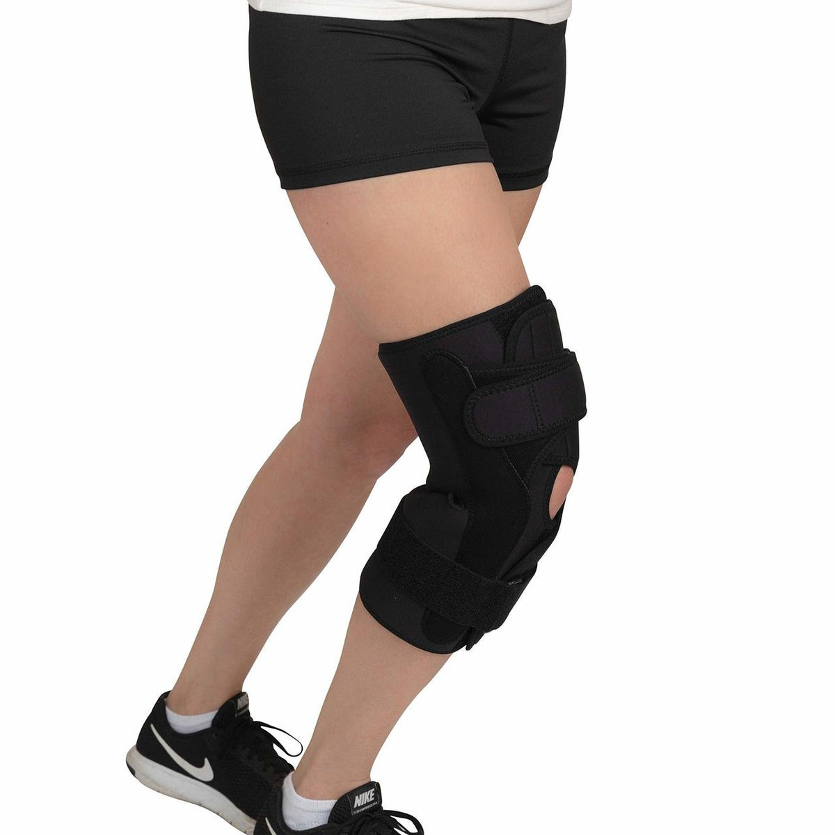 Bariatric Open Patella Plus Size Hinged Knee Brace for Men and Women - Supports Meniscus Tears, Arthritis Joint Pain, Ligament Injuries & Sprains