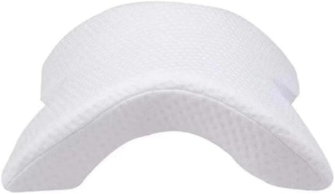 Mars Wellness Memory Foam Pillow 100% Polyester Neck Pillow for Comfortable Sleeping & Napping Ergonomic Bed Pillow Design Knitted Fabric Memory Foam Pillows for Neck Pain Relief - Mars Med Supply