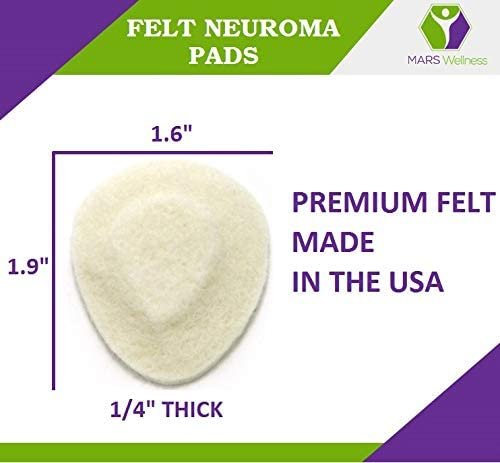 Premium Comfort Metatarsal Felt Foot Neuroma Pads