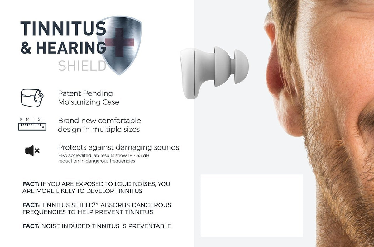 NEW Aurex Tinnitus Shield - Natural Ear Protection and Sound Suppression - Mars Med Supply