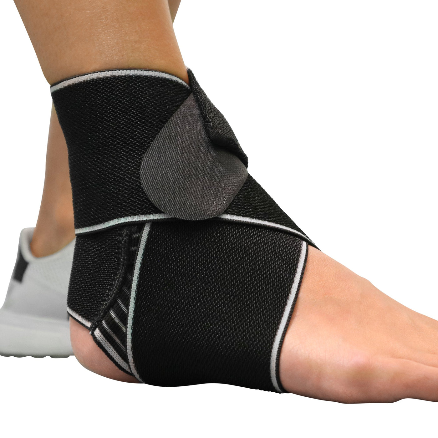 Ankle Brace Wrap - Unisex - Compression Ankle Support - Adjustable One –  Mars Med Supply