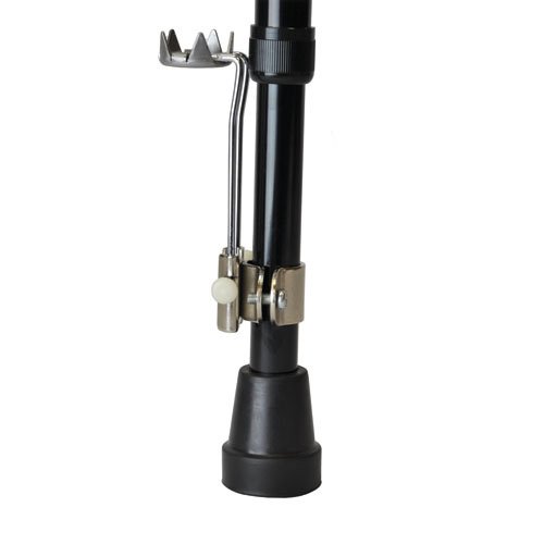Heavy Duty Metal 4-Prong Ice Cane Tip Attachment - Essential for Safer Walking in Ice and Snow - Mars Med Supply