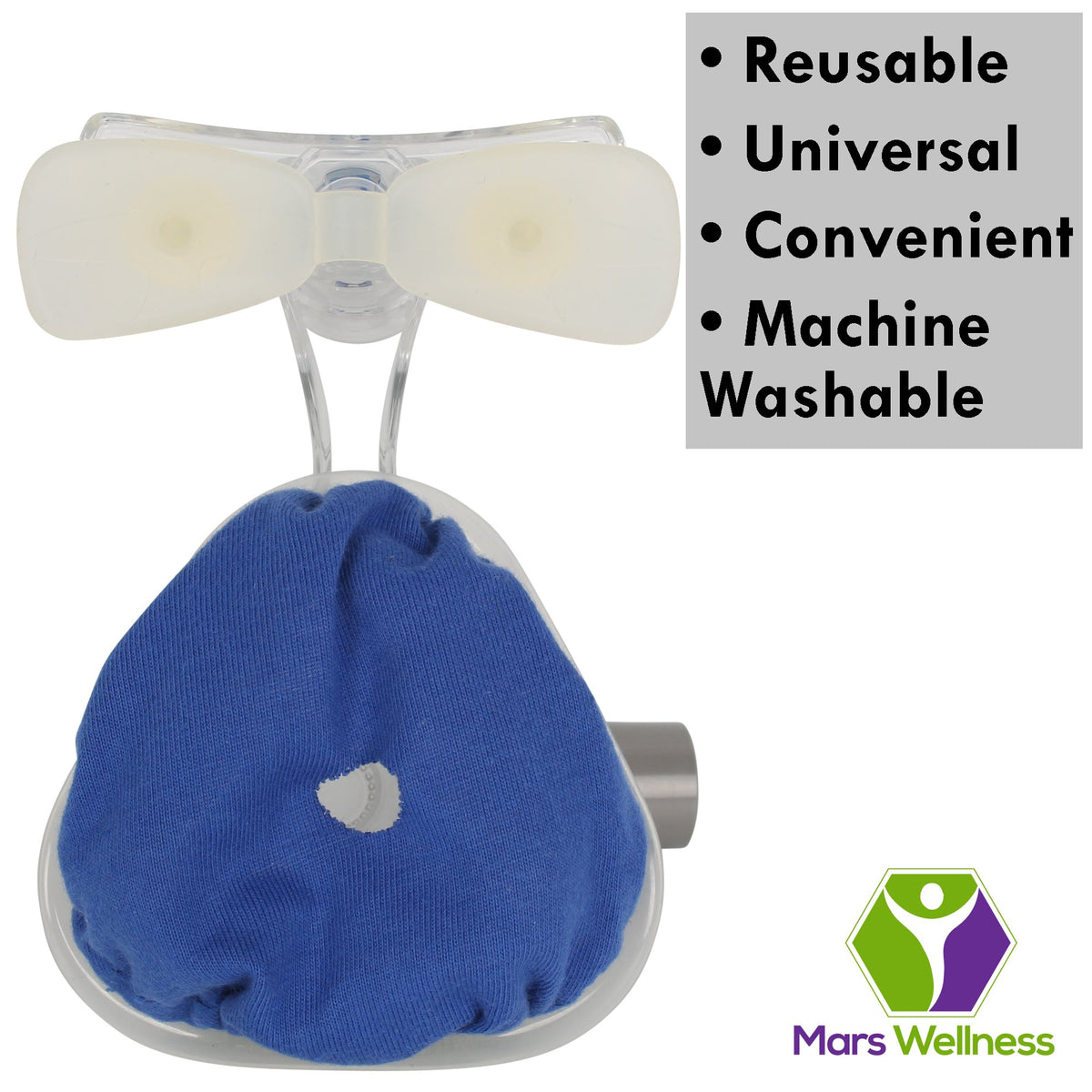 Mars Wellness CPAP Mask Nasal Liner - 3 Liners Per Pack - Reusable, Universal - Super Comfortable Material - Machine Washable - Easy Install - Mars Med Supply